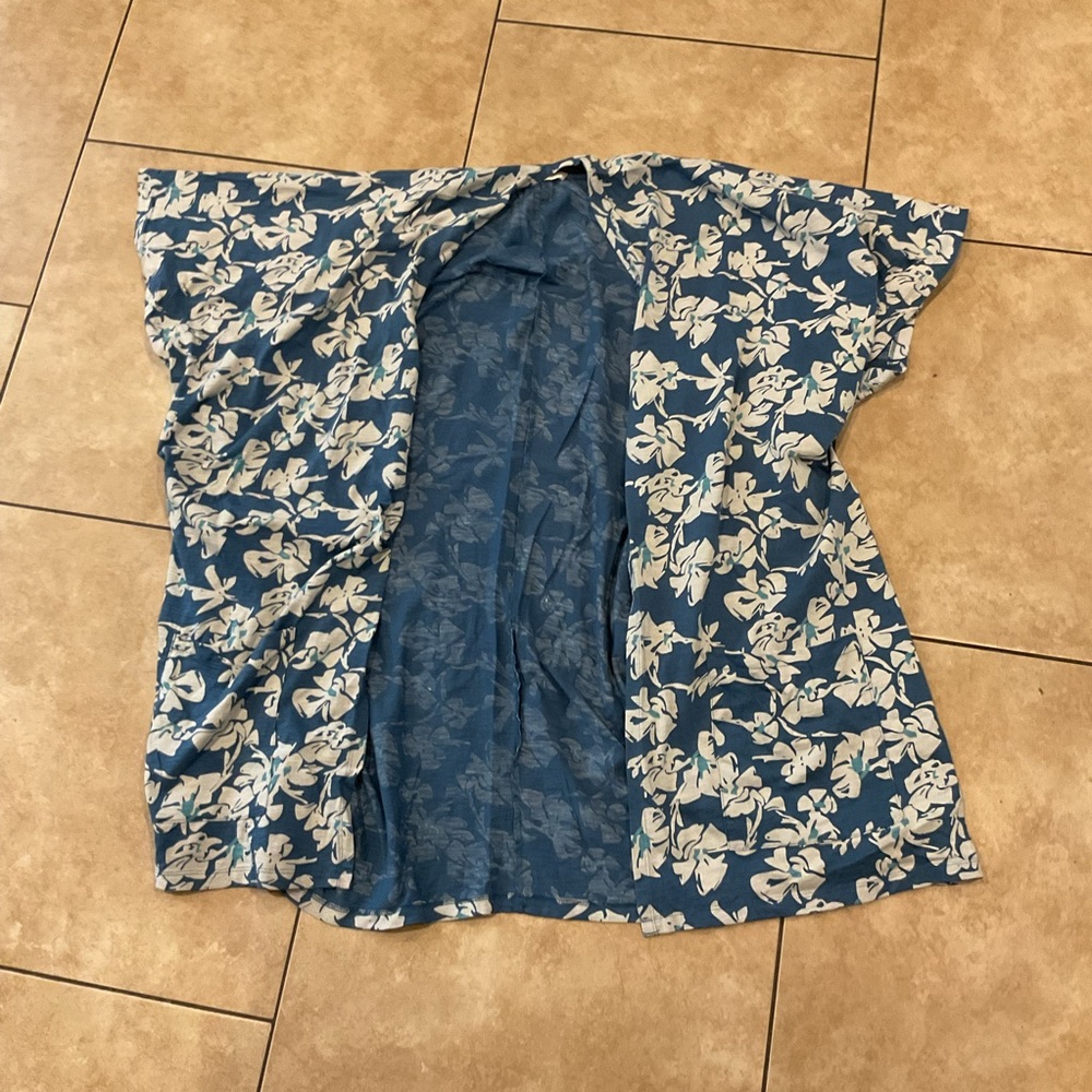 Natural by Known Supply Floral Kimono